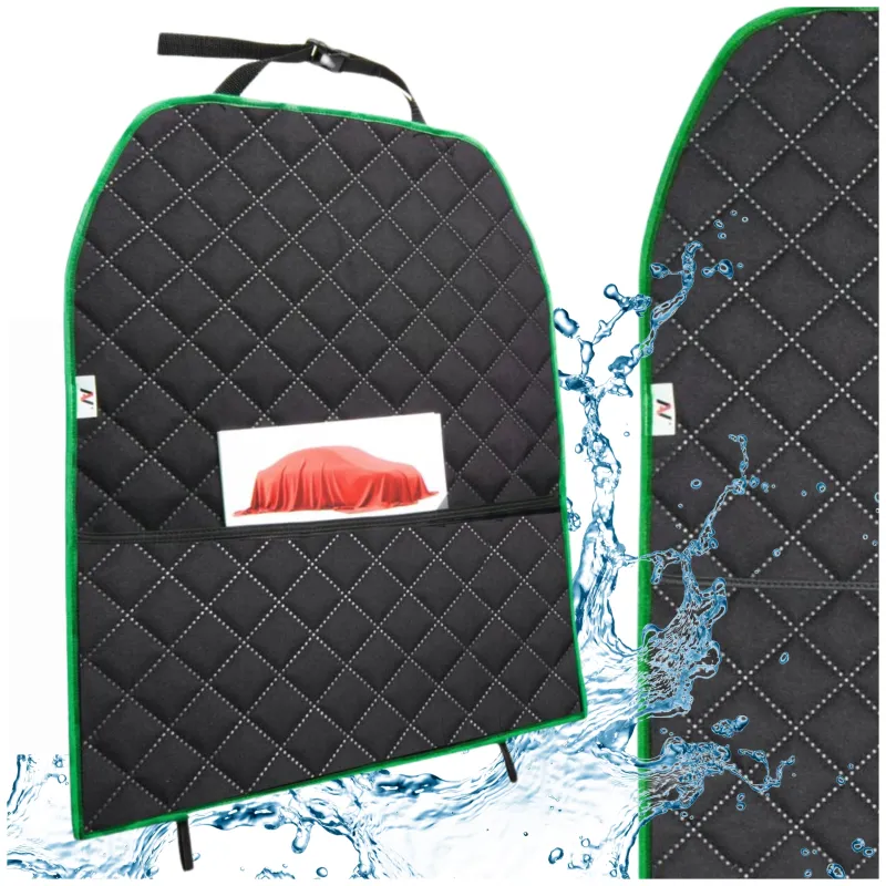 Osłona na tył fotela z kieszenią mata ochronna ochraniacz samochodowy tyłu