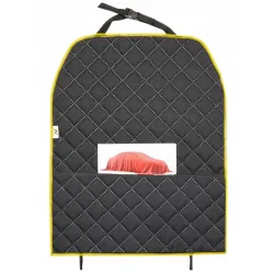 Osłona na tył fotela z kieszenią mata ochronna ochraniacz samochodowy tyłu