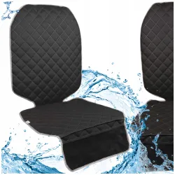 Mata ochronna pod fotelik samochodowy ochronna osłona na fotel szara