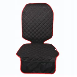 Mata ochronna pod fotelik samochodowy ochronna osłona na fotel czerwona