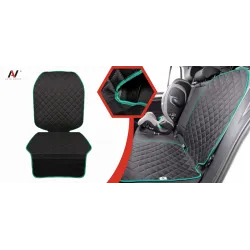 Mata ochronna pod fotelik samochodowy ochronna osłona na fotel zielona