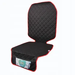Mata ochronna pod fotelik samochodowy ochronna osłona na fotel czerwona