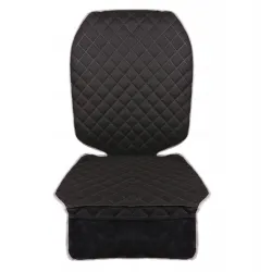 Mata ochronna pod fotelik samochodowy ochronna osłona na fotel szara