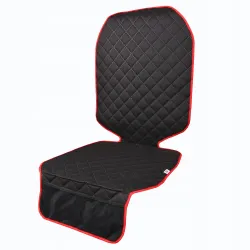 Mata ochronna pod fotelik samochodowy ochronna osłona na fotel czerwona