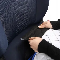 Mata ochronna pod fotelik samochodowy ochronna osłona na fotel szara