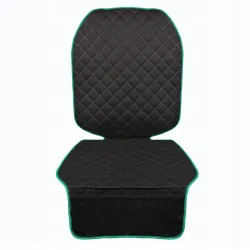 Mata ochronna pod fotelik samochodowy ochronna osłona na fotel zielona