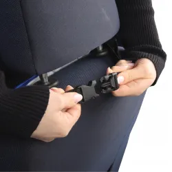 Mata ochronna pod fotelik samochodowy ochronna osłona na fotel czerwona