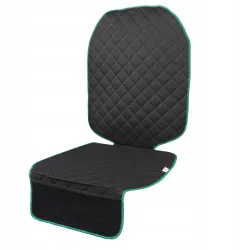 Mata ochronna pod fotelik samochodowy ochronna osłona na fotel zielona