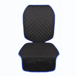 Mata ochronna pod fotelik samochodowy ochronna osłona na fotel niebieska