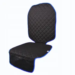 Mata ochronna pod fotelik samochodowy ochronna osłona na fotel niebieska