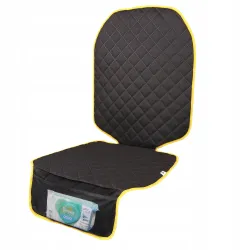 Mata ochronna pod fotelik samochodowy ochronna osłona na fotel żółta