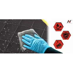 Mata ochronna pod fotelik samochodowy ochronna osłona na fotel żółta