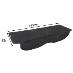 Mata ochronna na tył kanapy ochraniacz pod fotelik samochodowy L pikowana