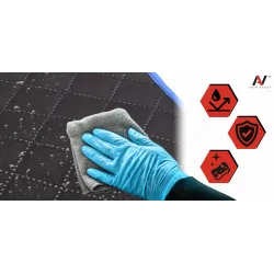 Mata ochronna na tył kanapy ochraniacz pod fotelik samochodowy XL pikowana