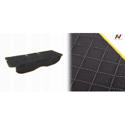 Mata ochronna na tył kanapy ochraniacz pod fotelik samochodowy XL pikowana