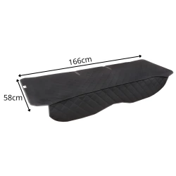 Mata ochronna na tył kanapy ochraniacz pod fotelik samochodowy XL pikowana