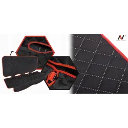 Mata ochronna na tylną kanapę ochraniacz pod foteliki samochodowe roz. M