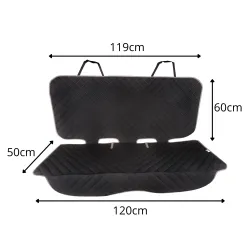 Mata ochronna na tylną kanapę ochraniacz pod foteliki samochodowe roz. M
