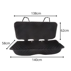 Mata ochronna na tylną kanapę ochraniacz pod foteliki samochodowe roz. L