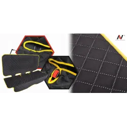 Mata ochronna na tylną kanapę ochraniacz pod foteliki samochodowe roz. L