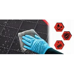 Mata ochronna na tylną kanapę ochraniacz pod foteliki samochodowe roz. XL