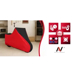 Pokrowiec na Motocykl Garażowy XL 240x127 Wewnętrzny Delikatny Miękki Royal