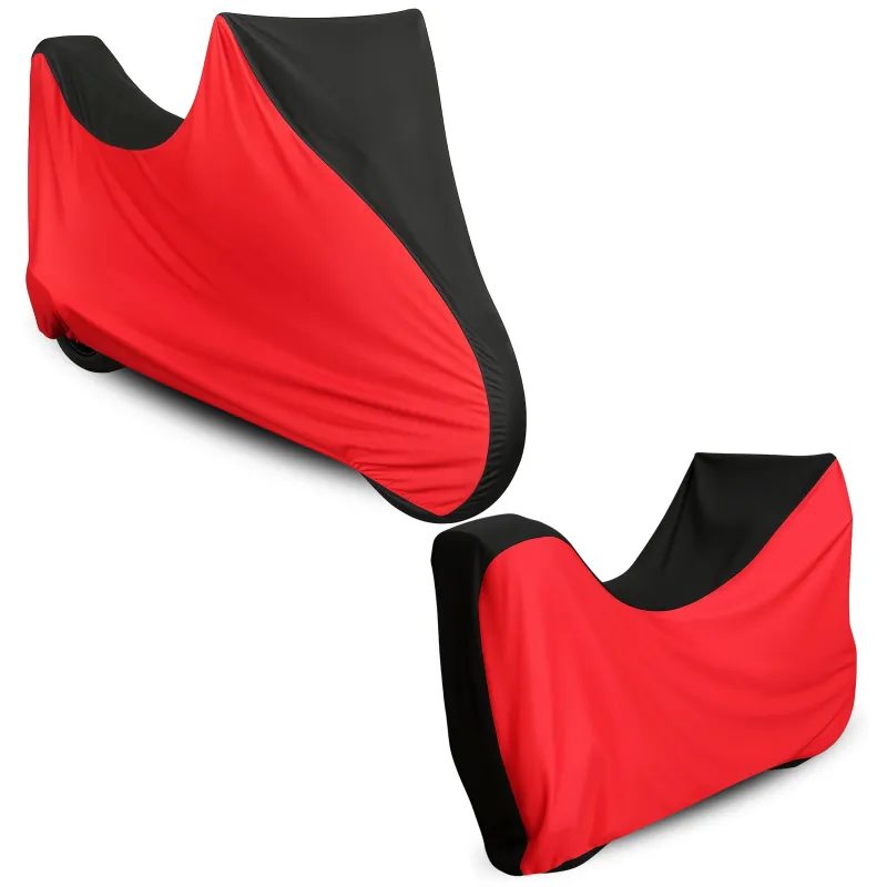 Pokrowiec na Motocykl z Kufrem Garażowy 2XL 290x135 Delikatny Miękki Royal