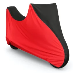 Pokrowiec na Motocykl z Kufrem Garażowy 2XL 290x135 Delikatny Miękki Royal