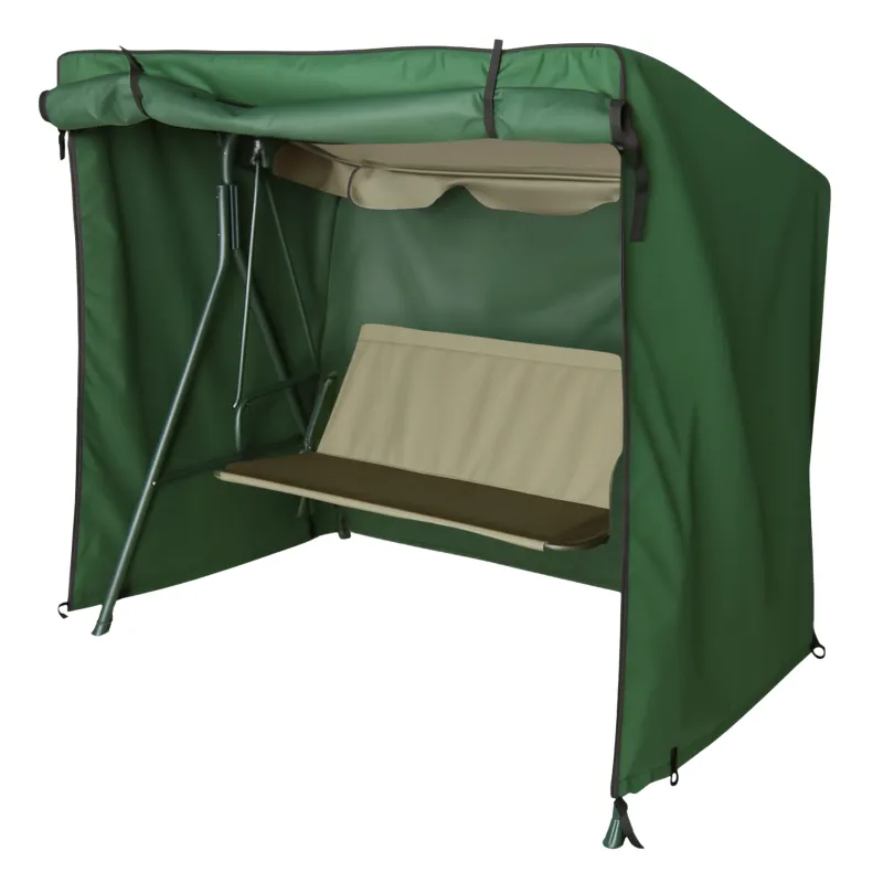 Pokrowiec na Huśtawkę Ogrodową Wodoodporny Plandeka 195x120x150 UV Mocny