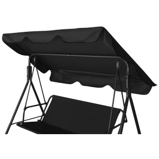 Daszek do Huśtawki Ogrodowej Dach Materiał Wodoodporny 166x112cm UV Mocny