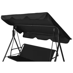 Daszek do Huśtawki Ogrodowej Dach Materiał Wodoodporny 200x120cm UV Mocny