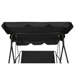 Daszek do Huśtawki Ogrodowej Dach Materiał Wodoodporny 200x120cm UV Mocny