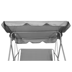 Daszek do Huśtawki Ogrodowej Dach Materiał Wodoodporny 200x120cm UV Mocny