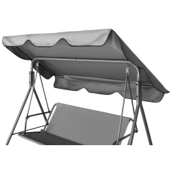 Daszek do Huśtawki Ogrodowej Dach Materiał Wodoodporny 210x145cm UV Mocny