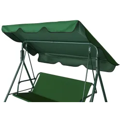 Daszek do Huśtawki Ogrodowej Dach Materiał Wodoodporny 200x120cm UV Mocny