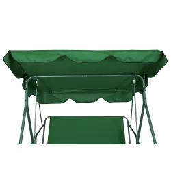 Daszek do Huśtawki Ogrodowej Dach Materiał Wodoodporny 200x120cm UV Mocny