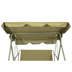 Daszek do Huśtawki Ogrodowej Dach Materiał Wodoodporny 230x120cm UV Mocny