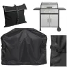 Pokrowiec Ochronny na Grill Gazowy Wodoodporny UV Ogrodowy 135x52x101 Pasy