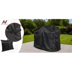 Pokrowiec Ochronny na Grill Gazowy Wodoodporny UV Ogrodowy 135x52x101 Pasy