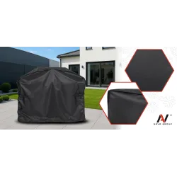 Pokrowiec Ochronny na Grill Gazowy Wodoodporny UV Ogrodowy 135x52x101 Pasy