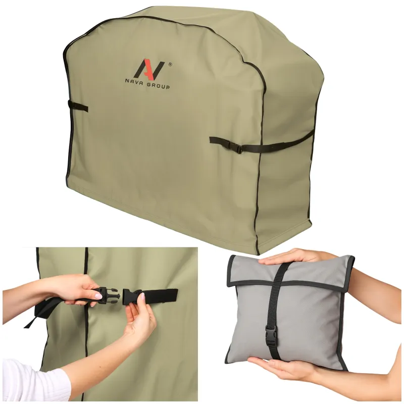 Pokrowiec Ochronny na Grill Gazowy Wodoodporny UV Ogrodowy 148x61x110 Pasy