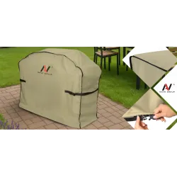 Pokrowiec Ochronny na Grill Gazowy Wodoodporny UV Ogrodowy 135x52x101 Pasy