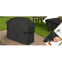 Pokrowiec Ochronny na Grill Gazowy Wodoodporny UV Ogrodowy 135x52x101 Pasy