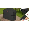 Pokrowiec Ochronny na Grill Gazowy Wodoodporny UV Ogrodowy 135x52x101 Pasy