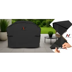 Pokrowiec Ochronny na Grill Gazowy Wodoodporny UV Ogrodowy 135x52x101 Pasy
