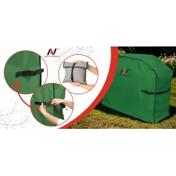 Pokrowiec Ochronny na Grill Gazowy Wodoodporny UV Ogrodowy 148x61x110 Pasy