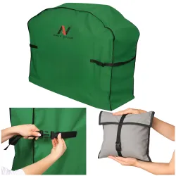Pokrowiec Ochronny na Grill Gazowy Wodoodporny UV Ogrodowy 126x52x101 Pasy
