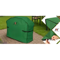 Pokrowiec Ochronny na Grill Gazowy Wodoodporny UV Ogrodowy 126x52x101 Pasy
