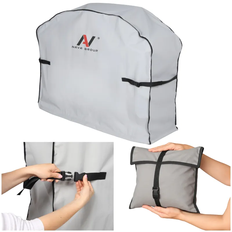 Pokrowiec Ochronny na Grill Gazowy Wodoodporny UV Ogrodowy 148x61x110 Pasy