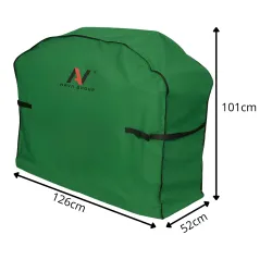 Pokrowiec Ochronny na Grill Gazowy Wodoodporny UV Ogrodowy 126x52x101 Pasy